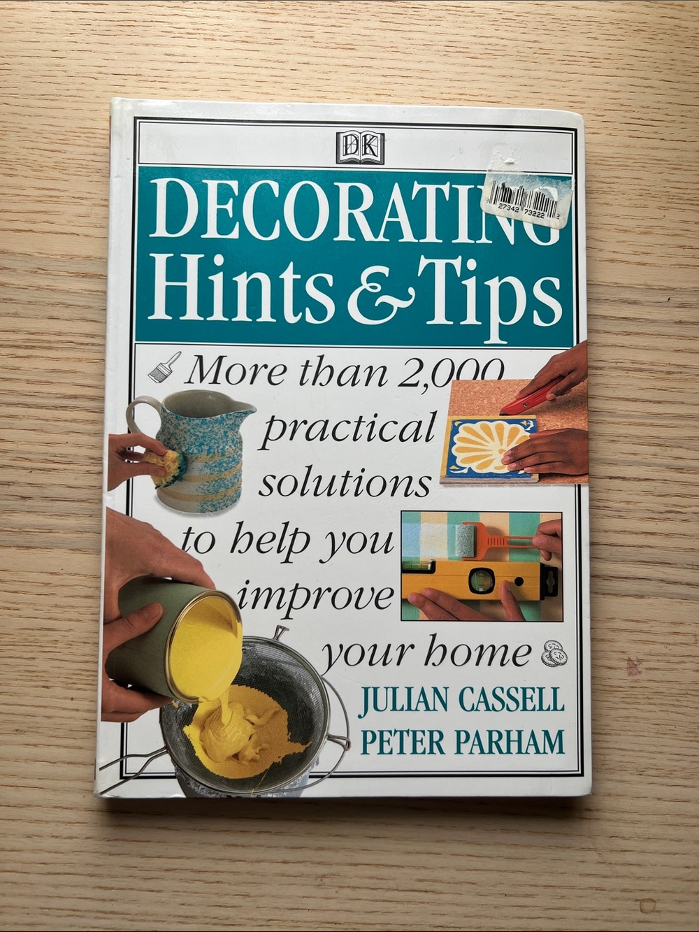 Decorating Hints & Tips Hardcover Book - Teal & White Cover